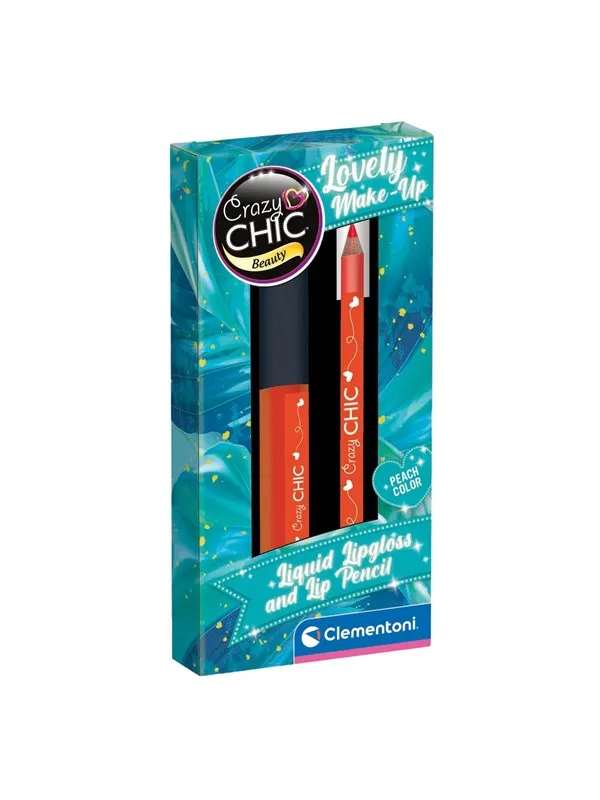 Clementoni - Crazy Chic Lipgloss and Lipliner Orange