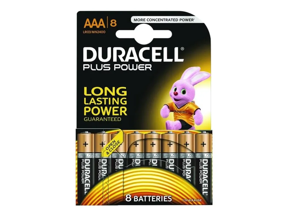 Duracell - Batteri 8 x AAA - Alkalisk - 1150 mAh