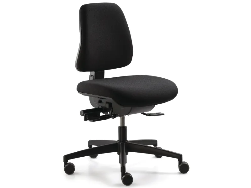 Kontorstol Dauphin® Shape S, sort