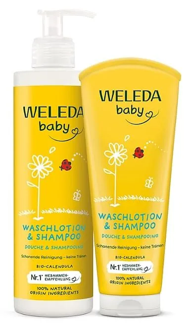 Weleda Calendula babysjampo & body wash 200 ml