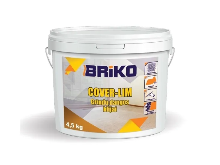 Lim for gulvbelegg BRIKO 4,