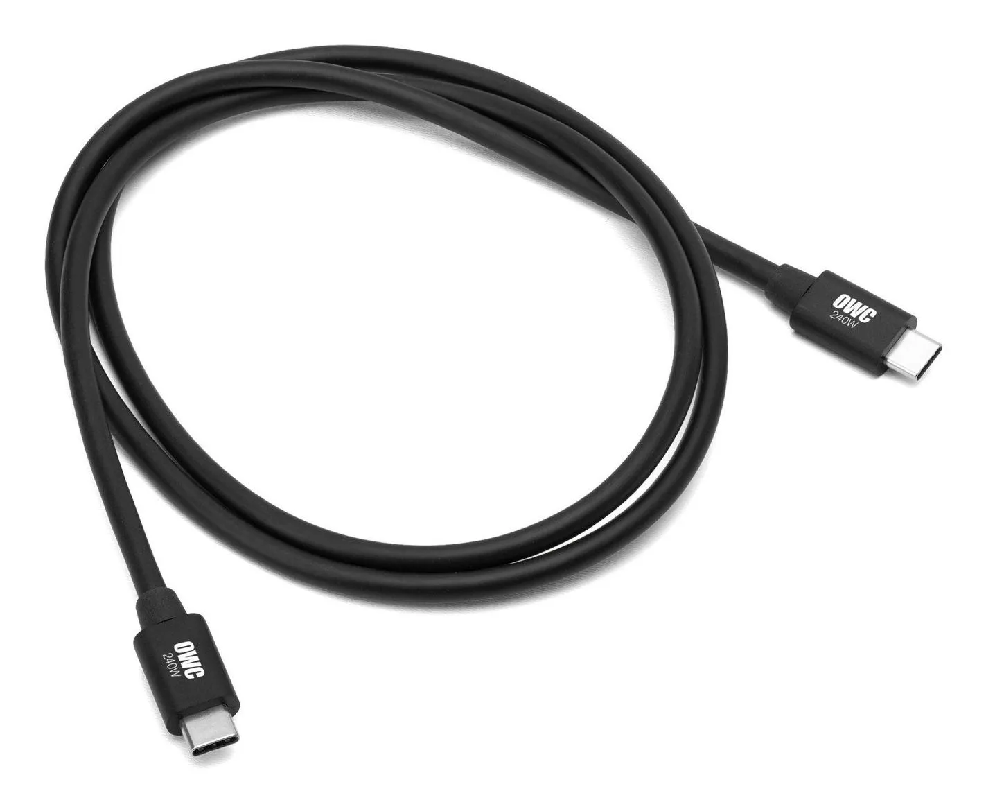 OWC OWCCBLTB5C1.0M, Hankjønn, Hankjønn, 1 m, 120 Gbit/s, Svart, Rund