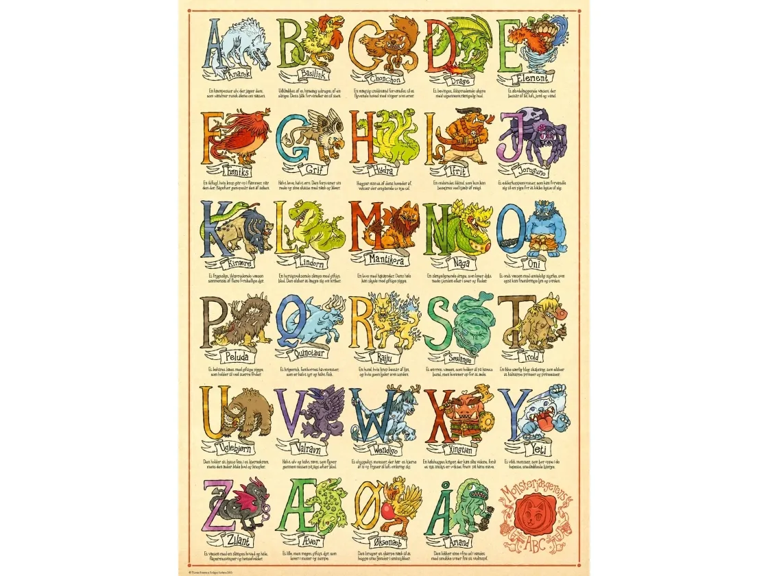 Monster-ABC-plakat | Thomas Knappe
