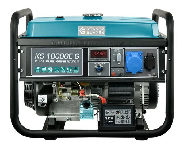 Könner & Söhnen hybrid (bensin/LPG) generator KS 10000E G