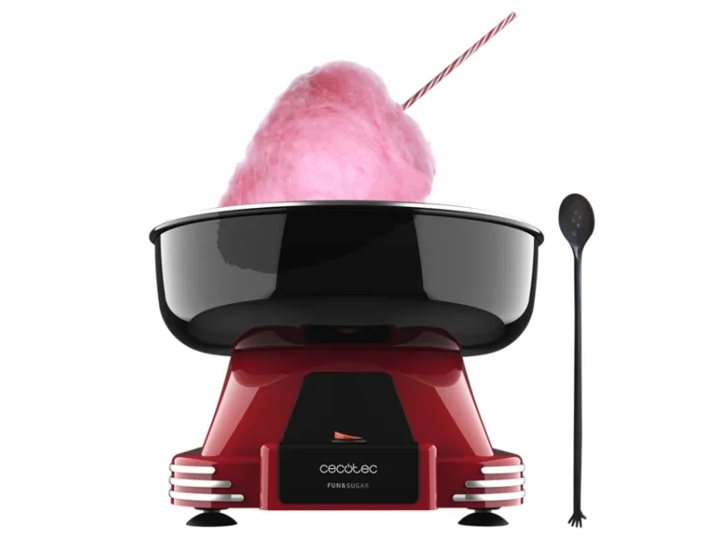 Cecotec 04257, Rød, Granulert sukker, Hard candy, 500 W, 220 - 240 V, 50 - 60 Hz, 142 mm