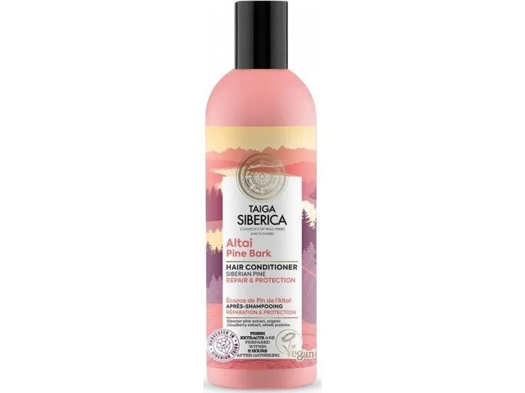 SIBERICA PROFESSIONAL Taiga hårbalsam reparasjon & beskyttelse Altai furubark 270 ml