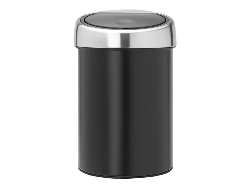Brabantia Touch Bin - Søppelbøtte - skyvelokk - 3 L - matt svart