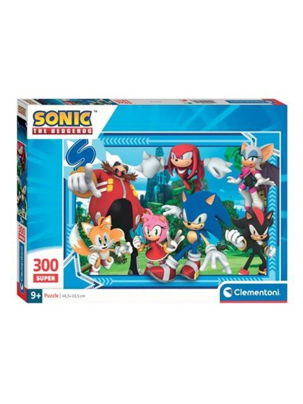 Clementoni Jigsaw Puzzle Super Color Sonic 300pcs Gulv