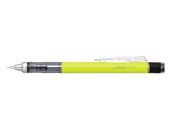 Tombow MONO graph, Gult, Plast, Hvit, 0,7 mm, Rund, Plast