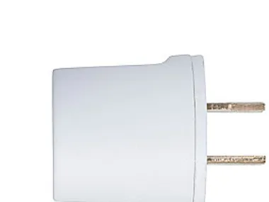E-Line lampe støpsel m/jord - 230V, 10A, hvit