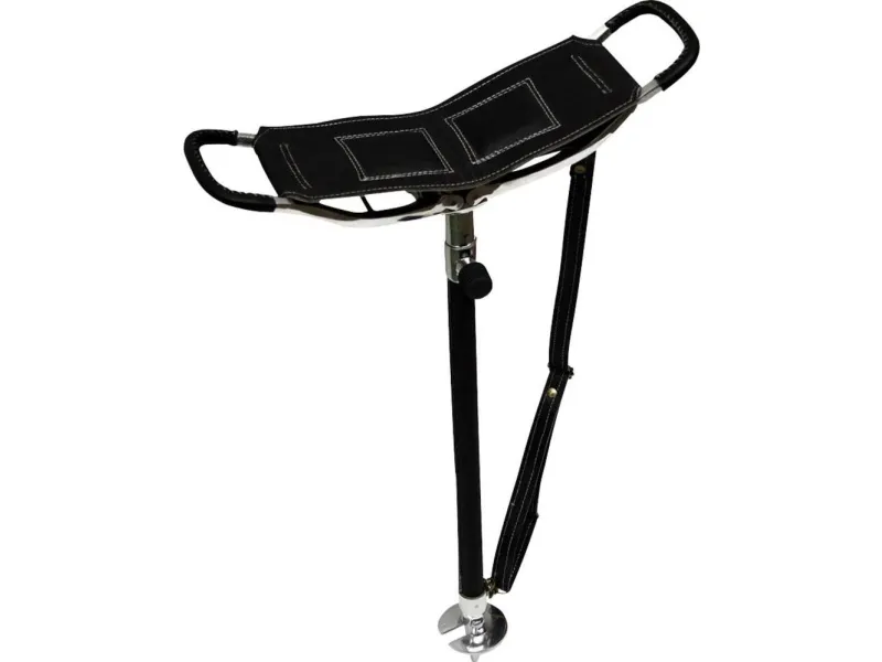 Berger & Schröter sammenleggbar pallstol uten armer (svart) 31329