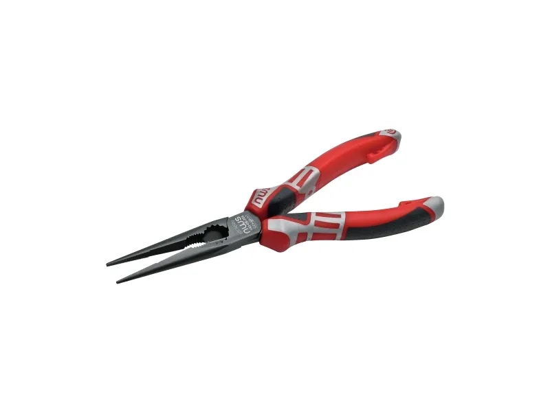 NWS Chain Nose Pliers (Radio Pliers), 1,5 cm, Stål, Sort, Grå, Rød, 170 mm, 145 g, Tyskland