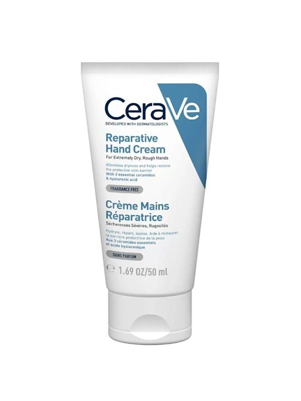 CeraVe Reparative Hand Cream 50ml - Extremely Dry, Rough Hands