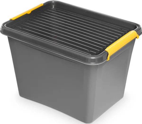 ORPLAST oppbevaringsboks ORPLAST Solidstore box - 19 l - grå