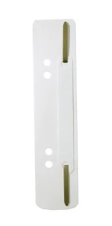 Durable 690102, Dokumentklemme, Hvit, Metall, Plast, 250 stykker