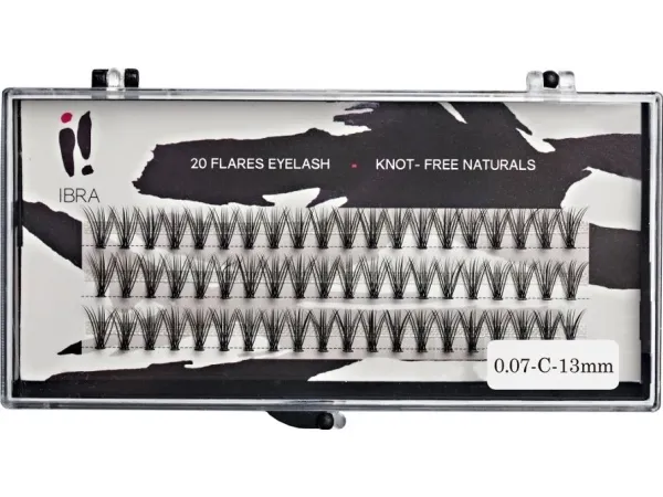 Ibra Double Flares Knot-Free Eyelash Tufts 13mm