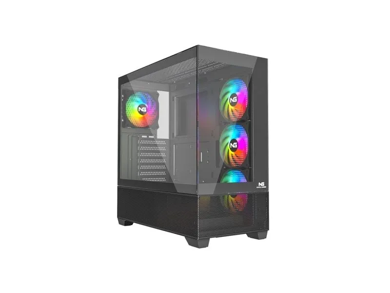 Nordic Gaming NGC-1150, Tower, PC, Sort, ATX, Micro ATX, Mini-ATX, Spilling, Multi