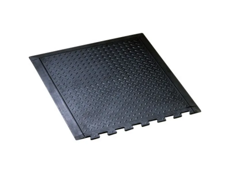 COBA CL010001 Comfort Lok endematte for arbeidsplass (L x B x H) 700 x 800 x 12 mm, sort