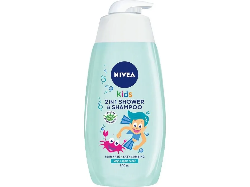 Nivea Nivea Kids 2in1 body wash gel for boys Magic Apple 500ml