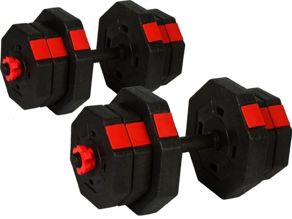 Justerbare vekthantler EB Fit, 2x10kg