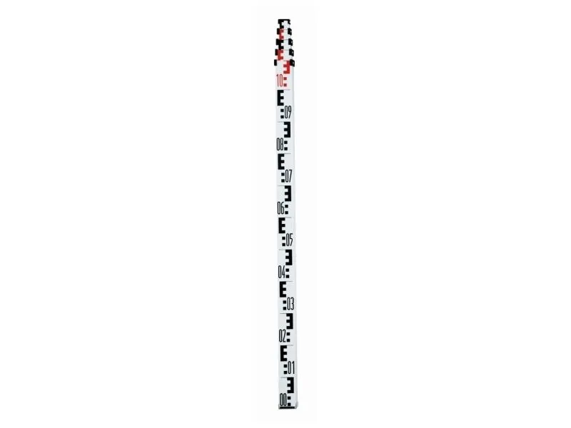 Laserliner 080.43, Nivelleringsstang, Svart, Hvit, Aluminium, 5000 mm