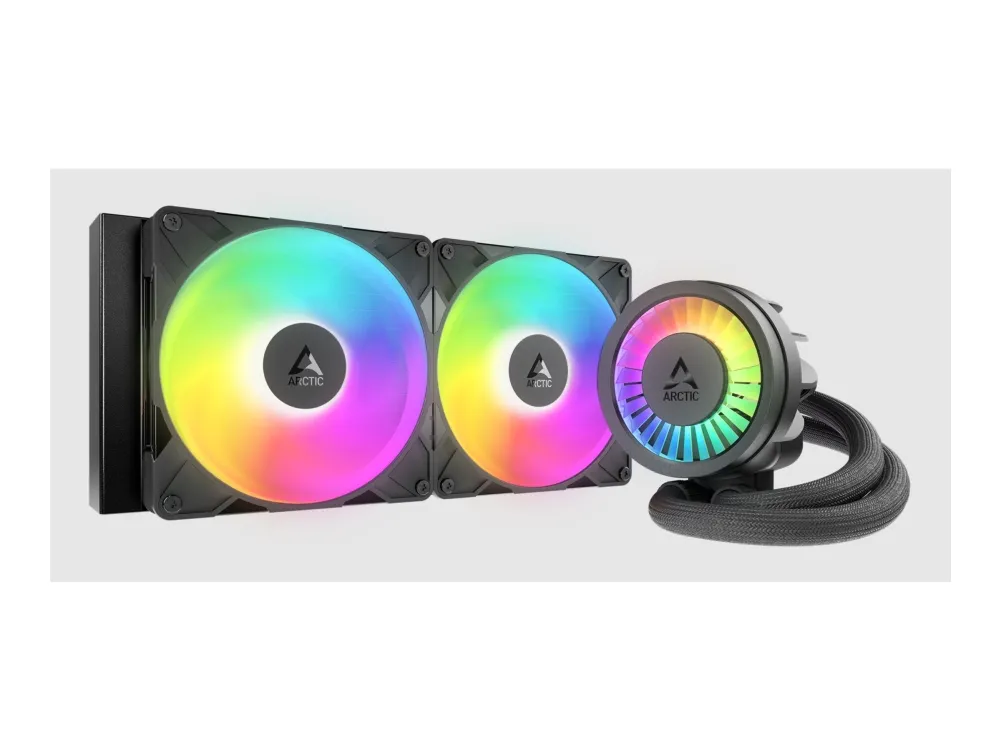 ARCTIC Liquid Freezer III Pro 280 A-RGB - Væskekjølesystem for prosessor - Radiatorstørrelse: 280 mm - (for: AM5, AM4, LGA1700, LGA1851) - copper base with skiving fins - 140 mm - svart