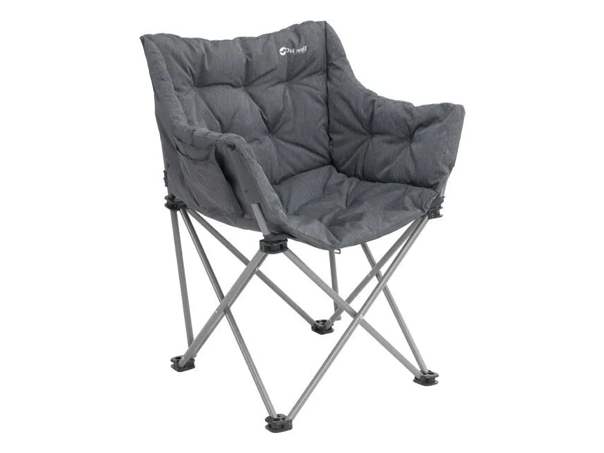 Outwell 470474, 150 kg, Campingstol, 4 ben, 4,1 kg, Polyester, Stål, Svart, Grå