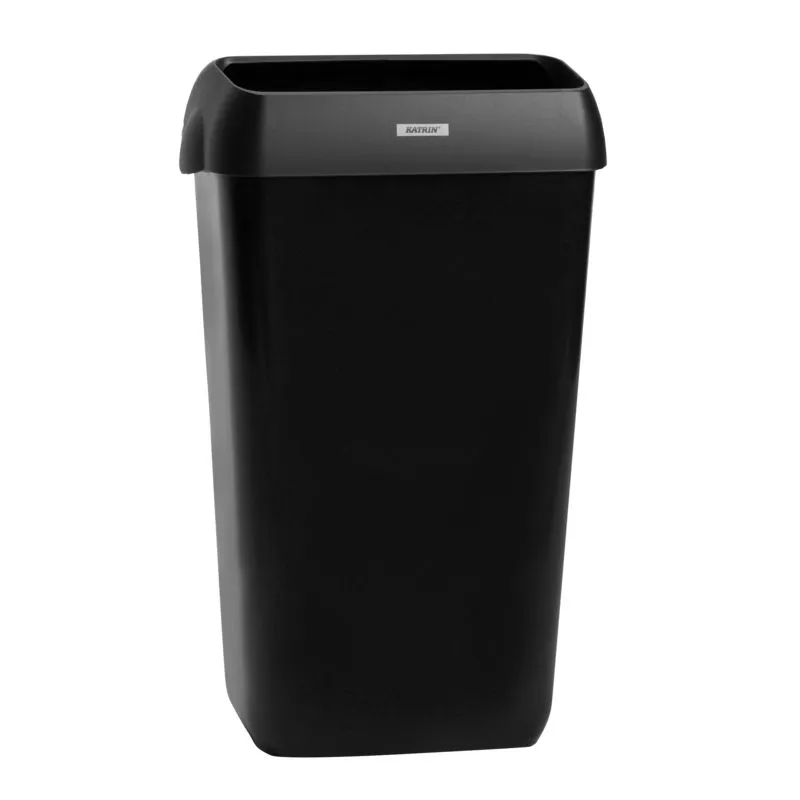 Affaldskurv Katrin 25 ltr. sort - til vægophæng