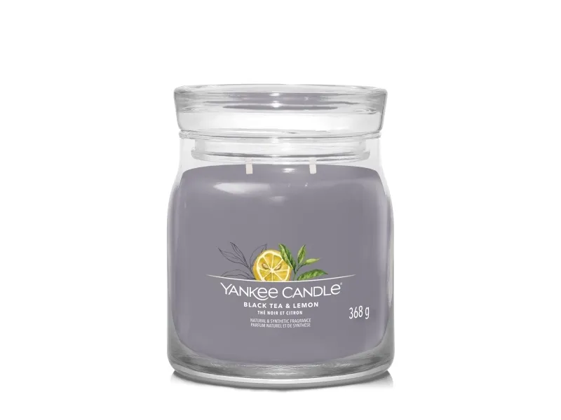 Yankee Candle YC Signature, Medium - Black Tea & Lemon
