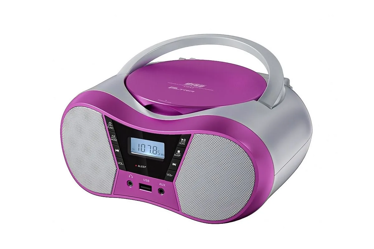 Eltra radiospiller Eltra Lila2 CD/USB/BT radiospiller rosa