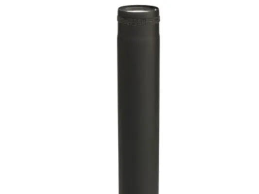 100mm Metalbestos længde 1000mm med keramisk pakning