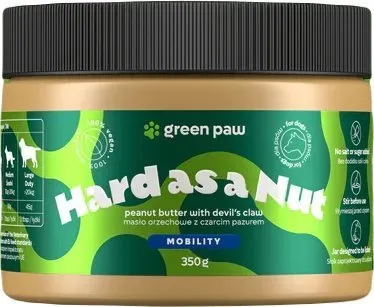 Cosma Cannabis Green Paw Maslo Hard as Nut til hund med svart pote 350 g