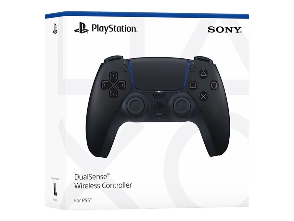 Sony DualSense - Håndkonsoll - trådløs - Bluetooth - midnatts sort - for Sony PlayStation 5