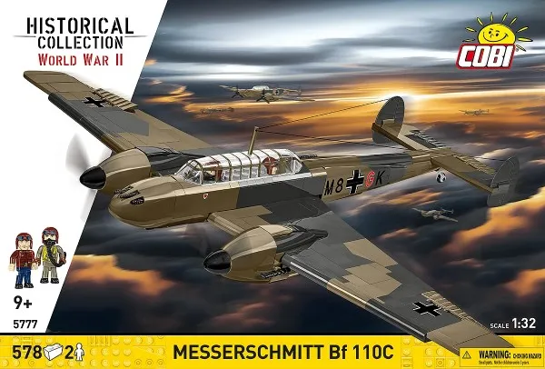 Cobi byggesett Messerschmitt BF 110C, 578 klosser