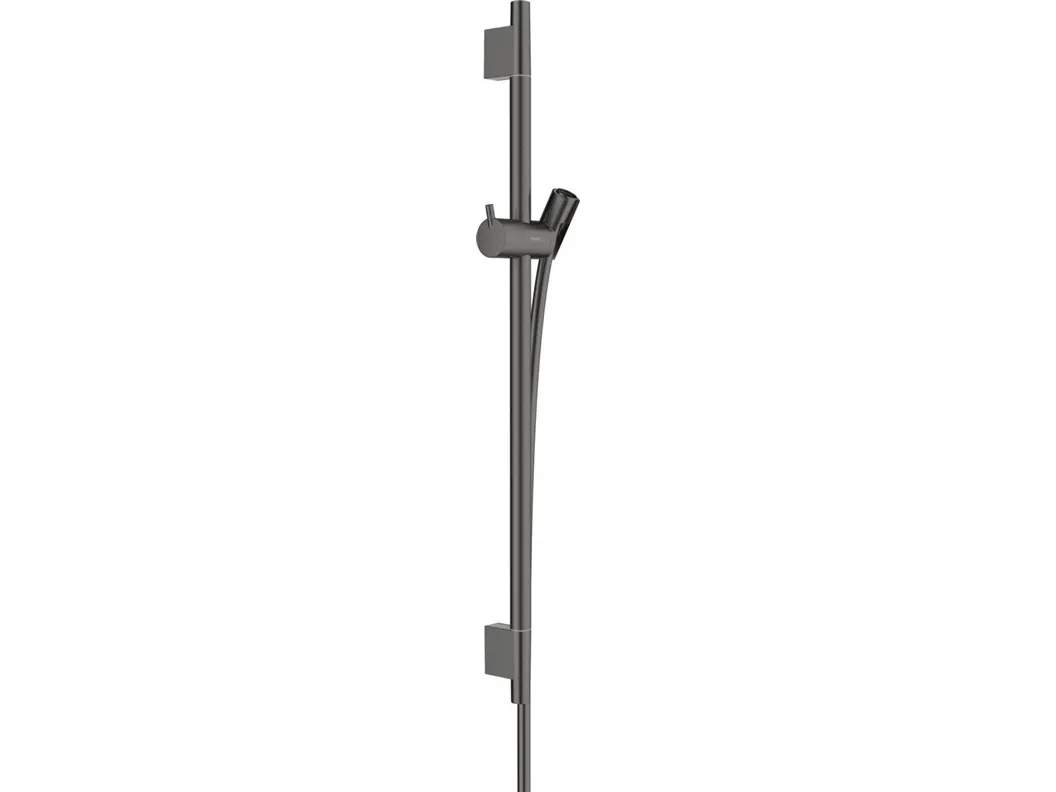 HG Unica'S Puro skyvestang - 65 cm med dusjslange 160 cm, Børstet sort krom