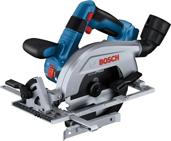 Bosch GKS 18V-57-2 L PROFESSIONAL, Tre, Svart, Blå, Sølv, Børsteløs, 16,5 cm, 5000 RPM, 5,7 cm - SOLO