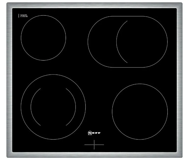 Neff MR 1342 N, Svart, Innebygget, Keramisk, Glass-keramikk, 4 zone(s), 4 zone(s)