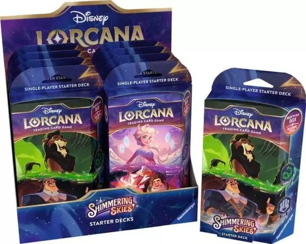 Ravensburger Disney Lorcana TCG: Shimmering Skies, Kortspill, samleobjekt, 8 år