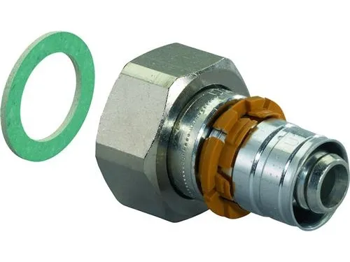 Uponor S-Press PLUS preskobling med omløber og pakning muffe/muffe 25 mm x 3/4