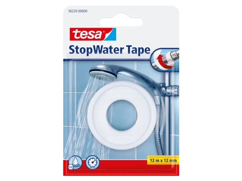 TESA 56064-00003, hvit, 2,5 m, 19 mm
