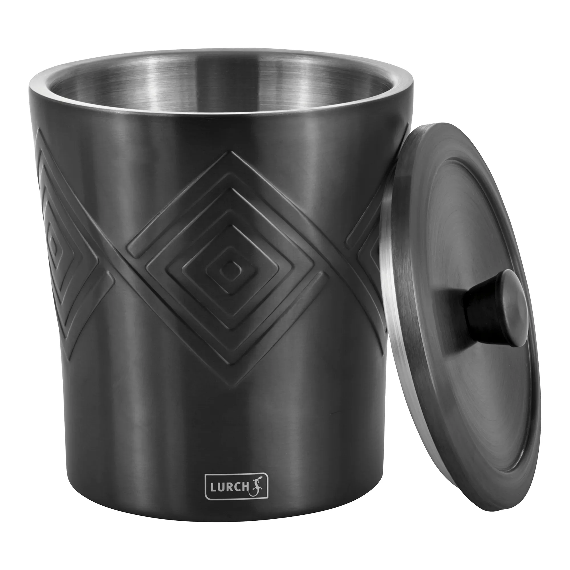 Lurch 00240795, Mørkegrå, Rustfritt stål, 1,5 l, 15 cm, 185 mm