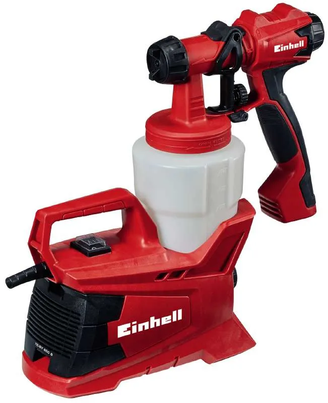 Einhell TC-SY 600 S, Maling, 0,8 l, 1 l/min, 1,8 m, Sort, Rød, 3,05 kg
