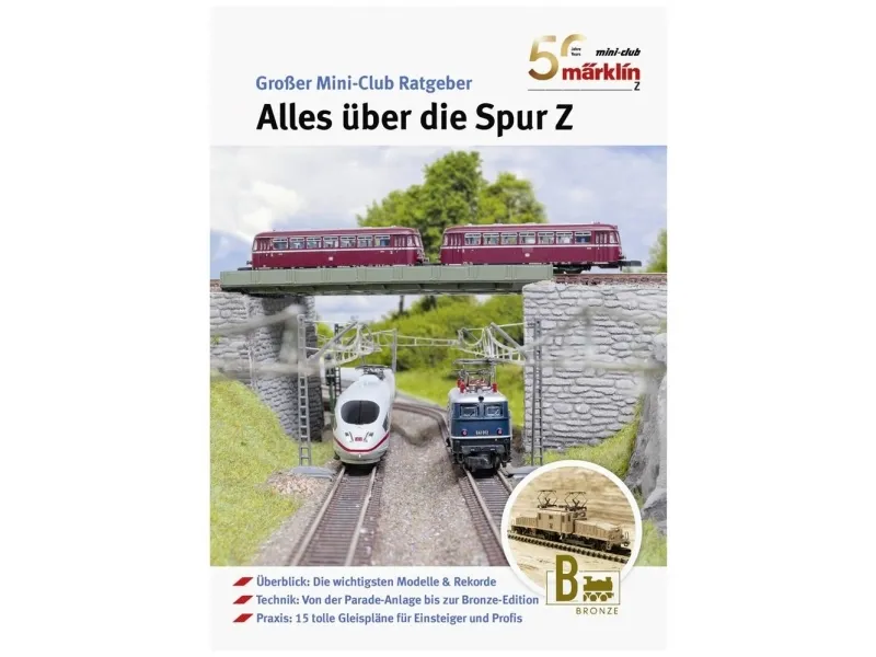 Märklin 50 år Mini-Club – Alt om sporet Z – tysk utførelse