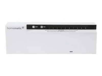 Homematic IP 142981A0, Varmeaktuator, 10 kanaler, 270 m, IP20, Hvit, Homematic