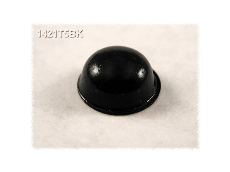 Hammond Electronics 1421T5BK chassisføtter selvklebende rund (Ø x H) 11,1 x 5 mm sort