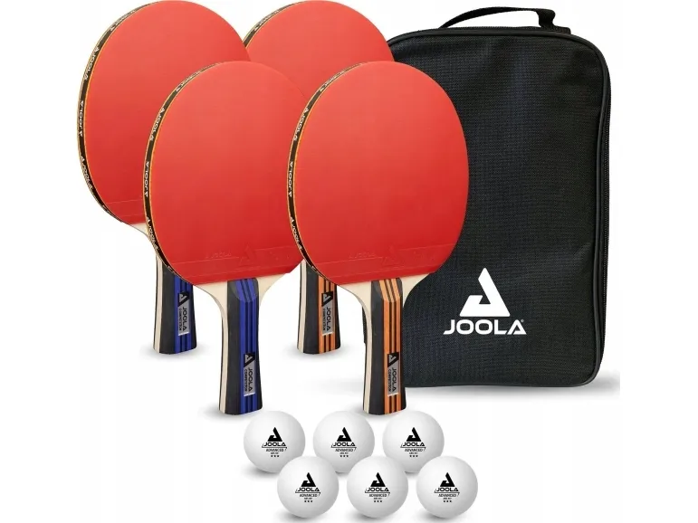 Joola BORDTENNIS JOOLA FAMILIE 4 KONKURRANSE RACKETTER 6 AVANSERTE BALLER