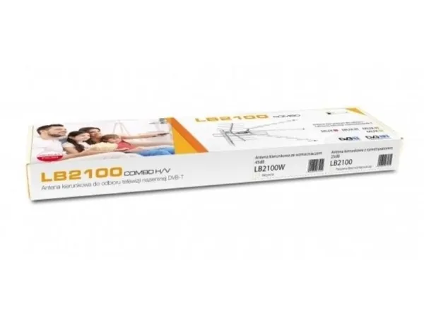 Libox retningsantenne DVB-T med signalförsterker Combo LB2100W | VHF/UHF/LTE