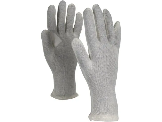 Inderhandske Basic 13001 hvid str 8