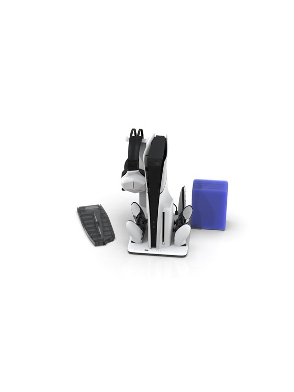 iMP TECH DLX Multi Function Charge and Cool Stand - Grey - Sony PlayStation 5