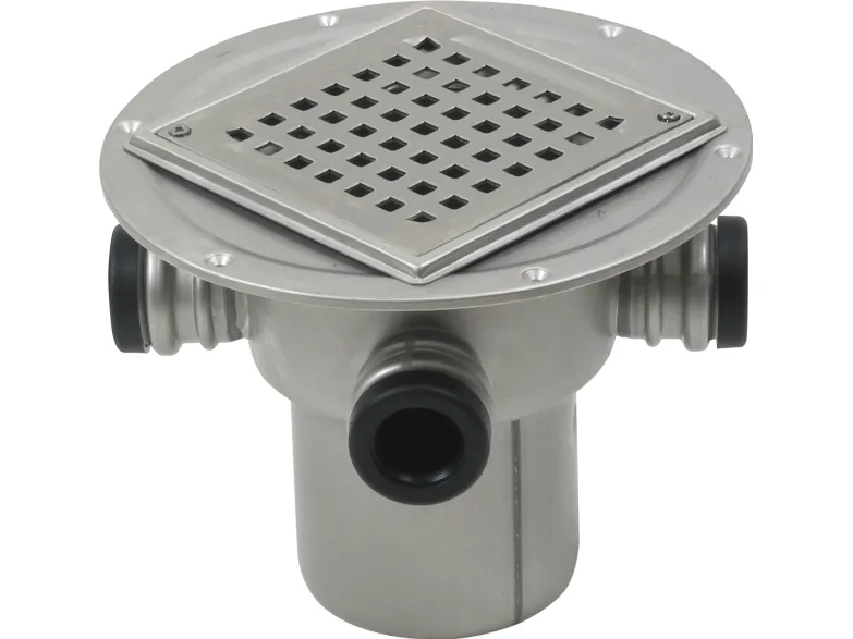 Blücher 110 mm afløbsskål til smøremembran, med studs, lodret